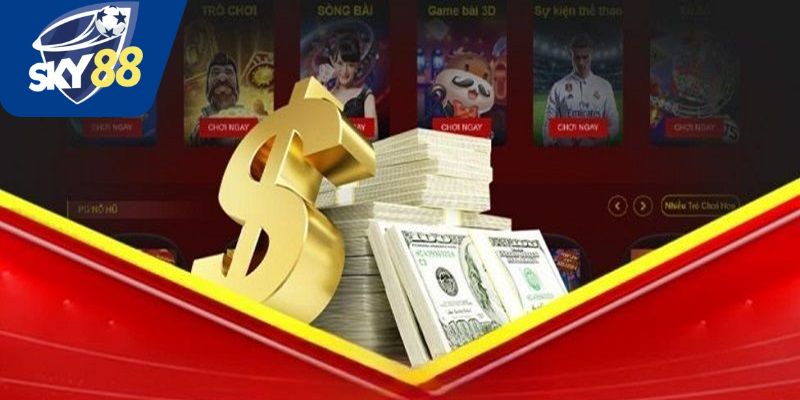 Các hình thức rút tiền Sky88