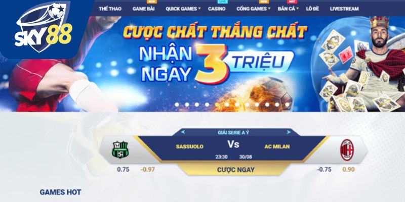 Dịch vụ cá cược đa dạng và hấp dẫn