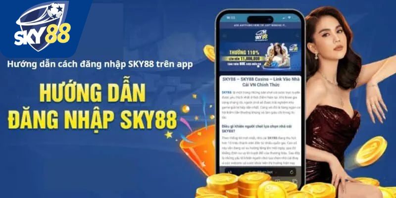 Các bước đăng nhập Sky88