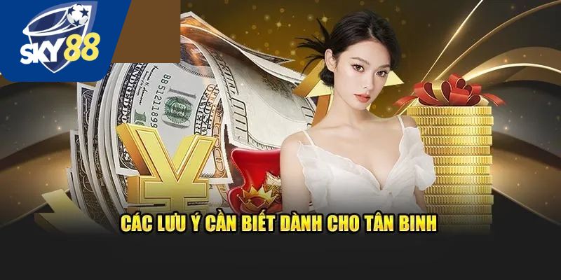 Một số lưu ý khi nạp tiền Sky88